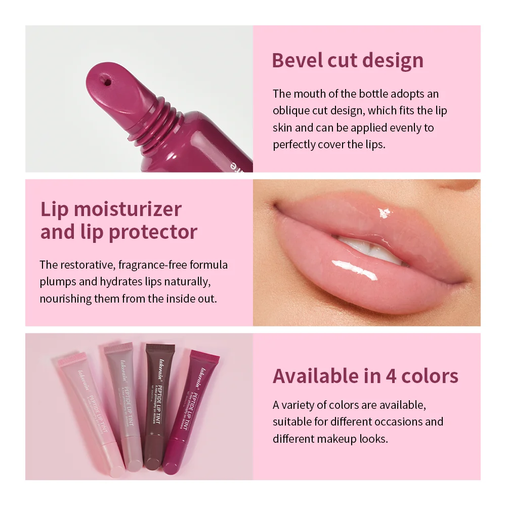 Espelho Lip Glaze Hidratar Jelly, Óleo de Enriquecimento Labial, Água Duradoura, Vidro Leve, Remover Linha, Soro de Proteção, 10ml