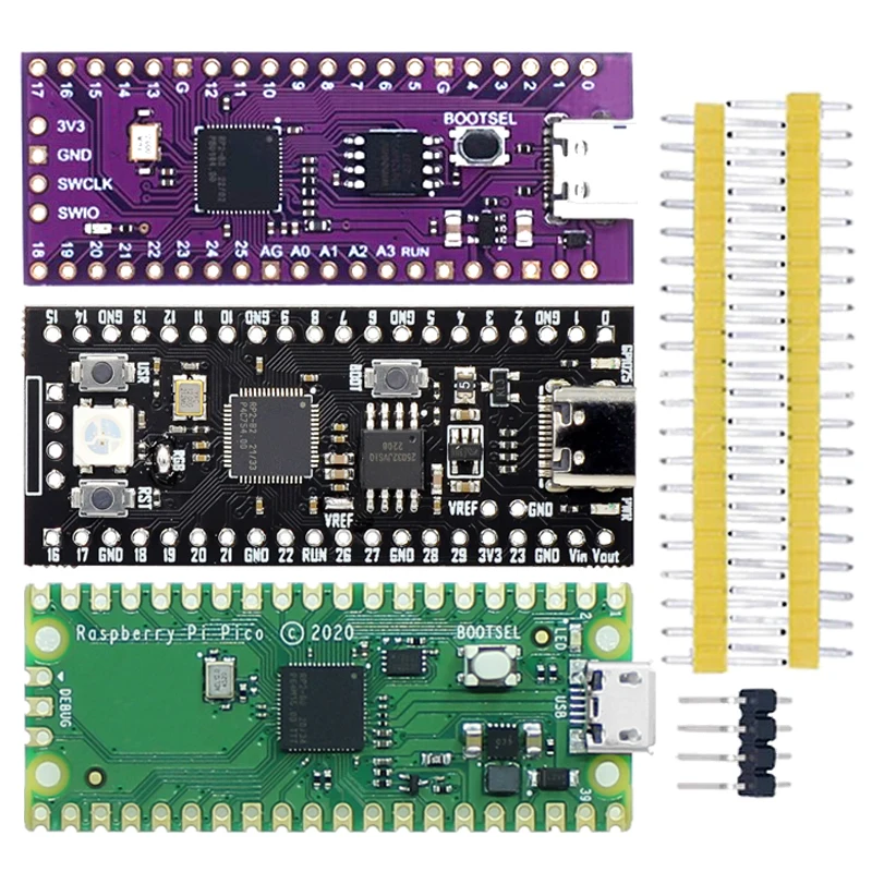 Raspberry Pi Pico Board RP2040 Dual-Core 264 KB ARM Low-Power-Mikrocomputer Hochleistungs-Cortex-M0+-Prozessor