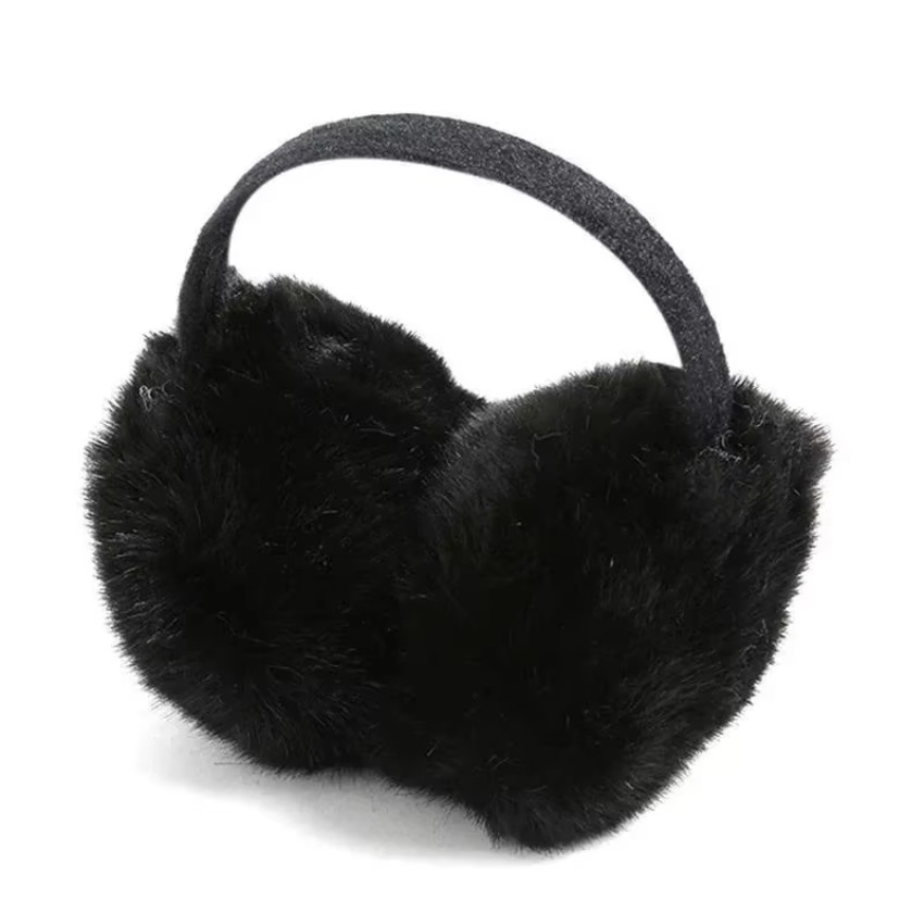 1 Pcs Unisex Black Earmuff Winter Ear Muff Wrap Band Warmer Gift Winter Accessories