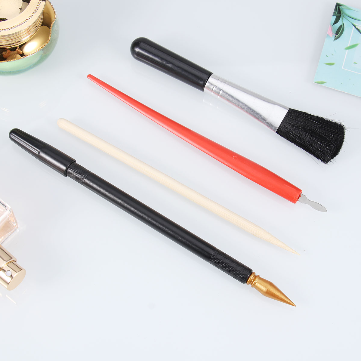 Scratch Painting Tool Kit mit Stick-Pinsel für Bastelprojekte, Malspielzeug, Lehrmittel
