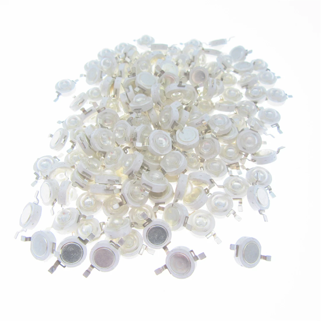 10 Chiếc-50 Con Chip LED Epistar 1W 3W Cao Cấp Điốt LED Đỏ Xanh Lá Xanh Dương Vàng trắng Lạnh Suốt 445nm 660nm Cho Đèn DIY