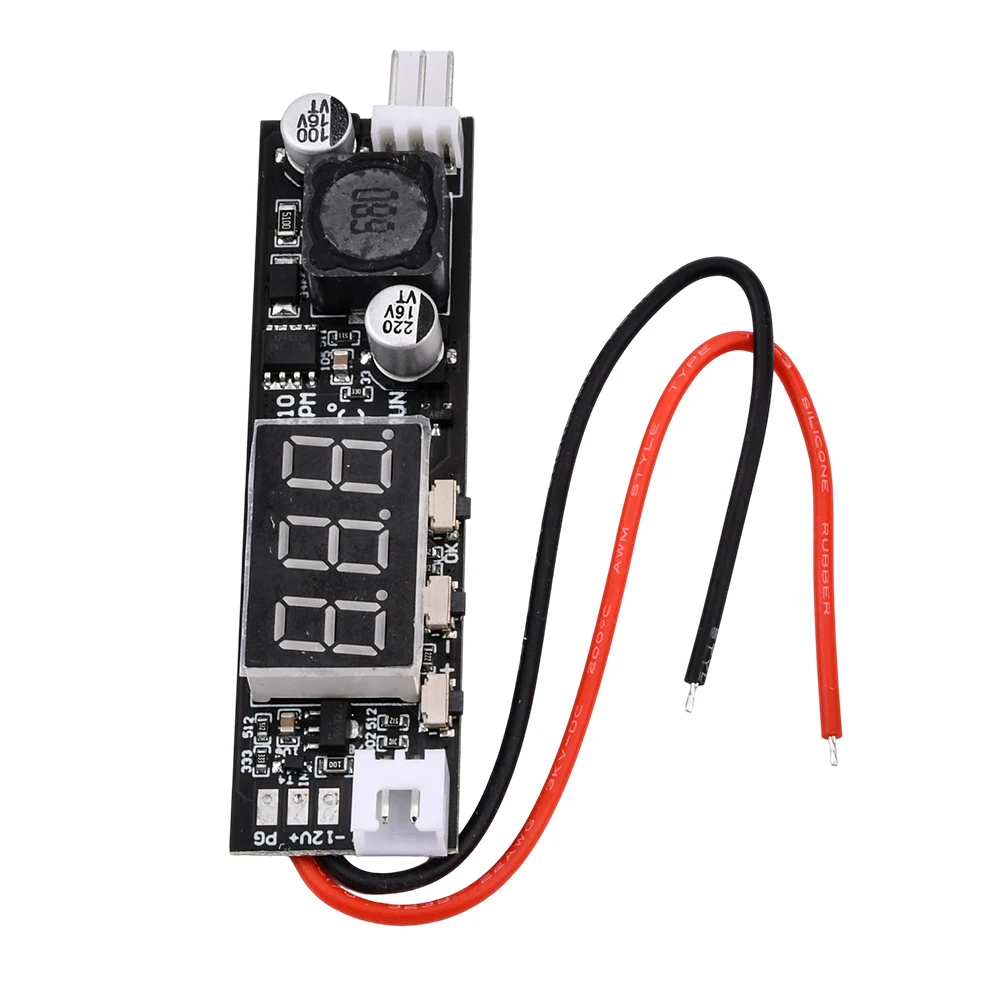 12V 2A DC PWM 2-3 Draht Lüfter Temperaturregelung Geschwindigkeitsregler Treibermodul für Gehäuse Computer Rauschunterdrückungsmodul