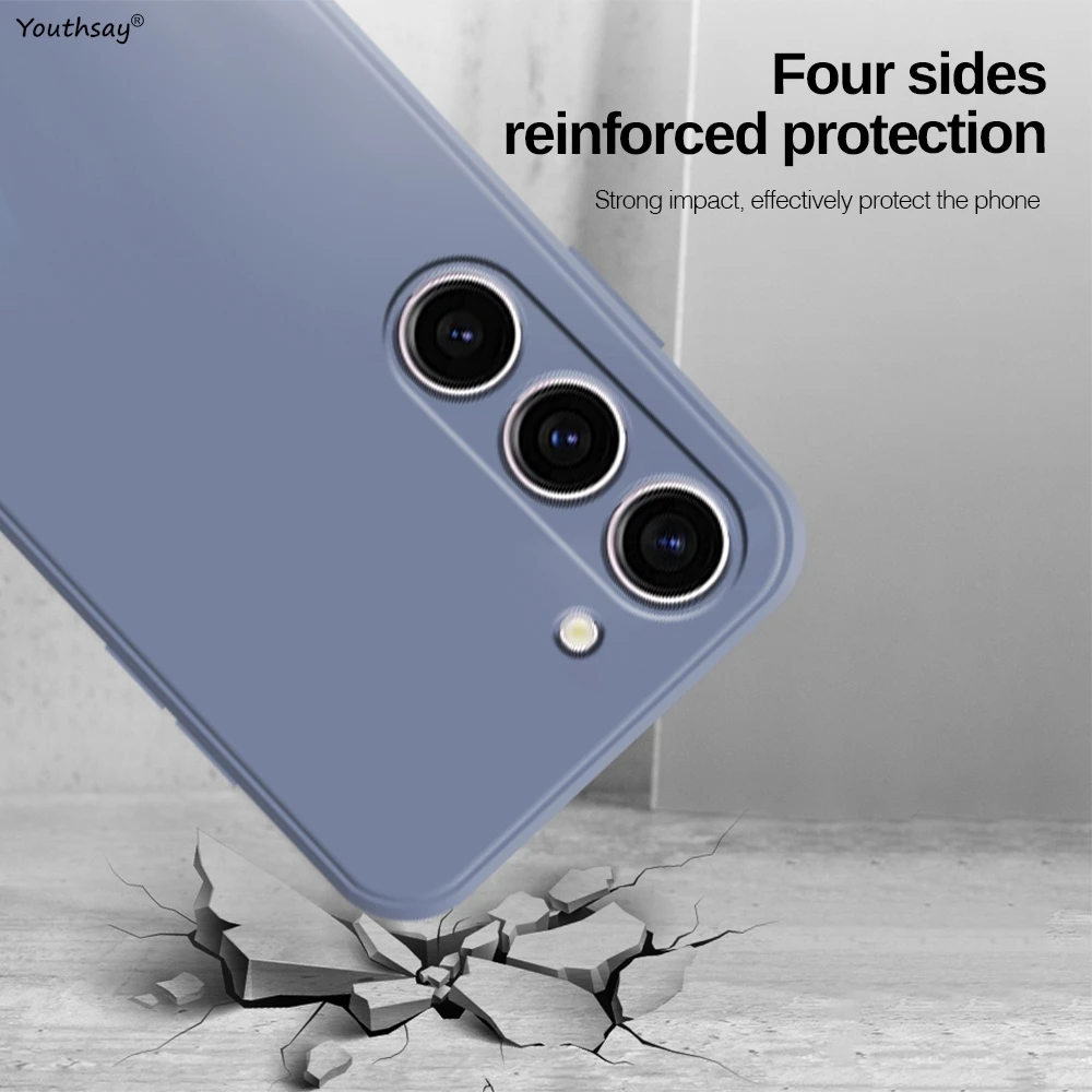 Para Samsung Galaxy A16 Funda Samsung Galaxy A16 A56 A36 A15 A55 Funda Coque suave Original Funda de silicona líquida Samsung A16
