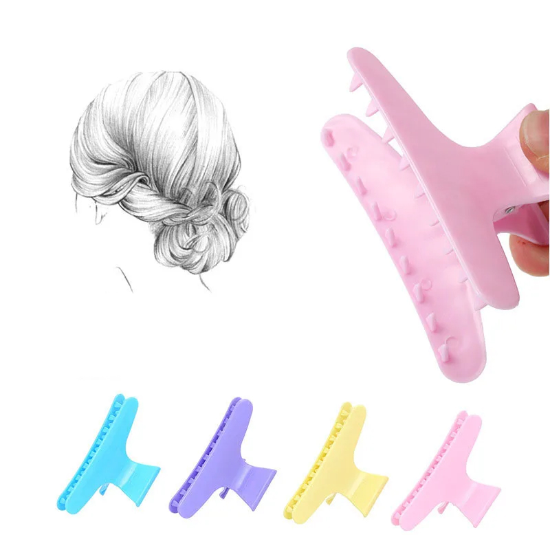 12 Stuks Haar Clips Pro Kapper Styling Sectioning Kapsel Haarspeld Barbershop Kappers Klemmen Klauwen Salon Huishoudelijke Styling Tool