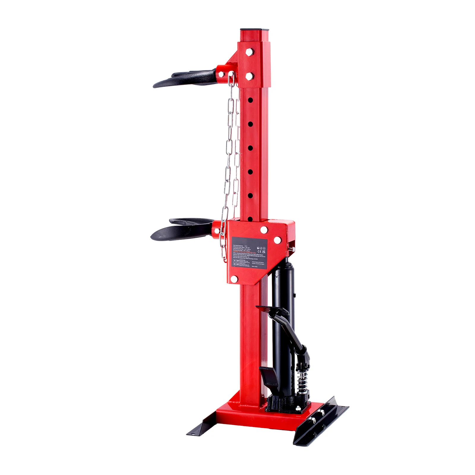 SucceBuy Compressor de mola de suporte 4,5 toneladas/9920 LBS Gato hidráulico 1 tonelada com força de compressão compressor de mola de bobina de suporte automático