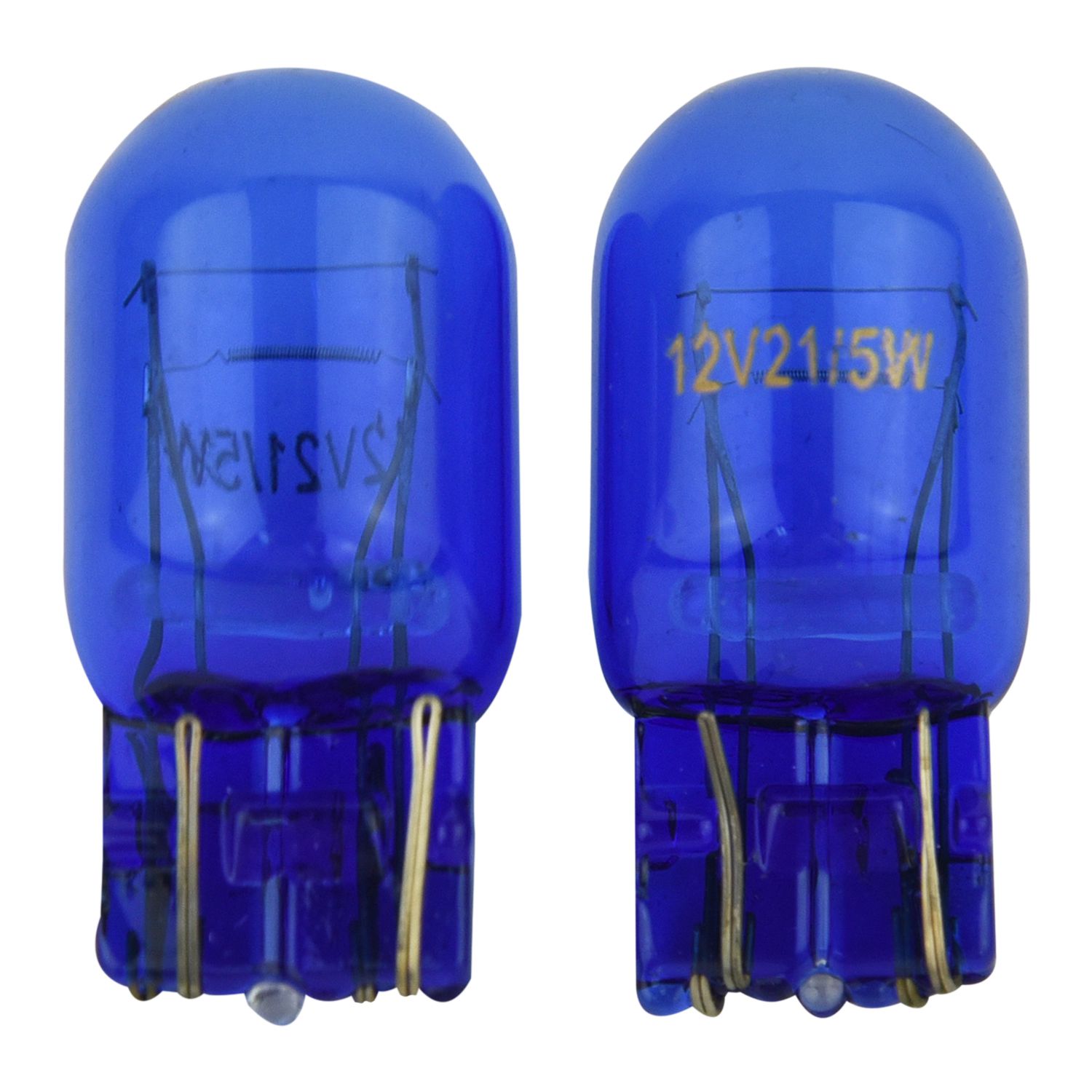 2 x W21 5W T20 580เส้นใยคู่7443ไฟซีนอน HID ขาวซุปเปอร์6000K