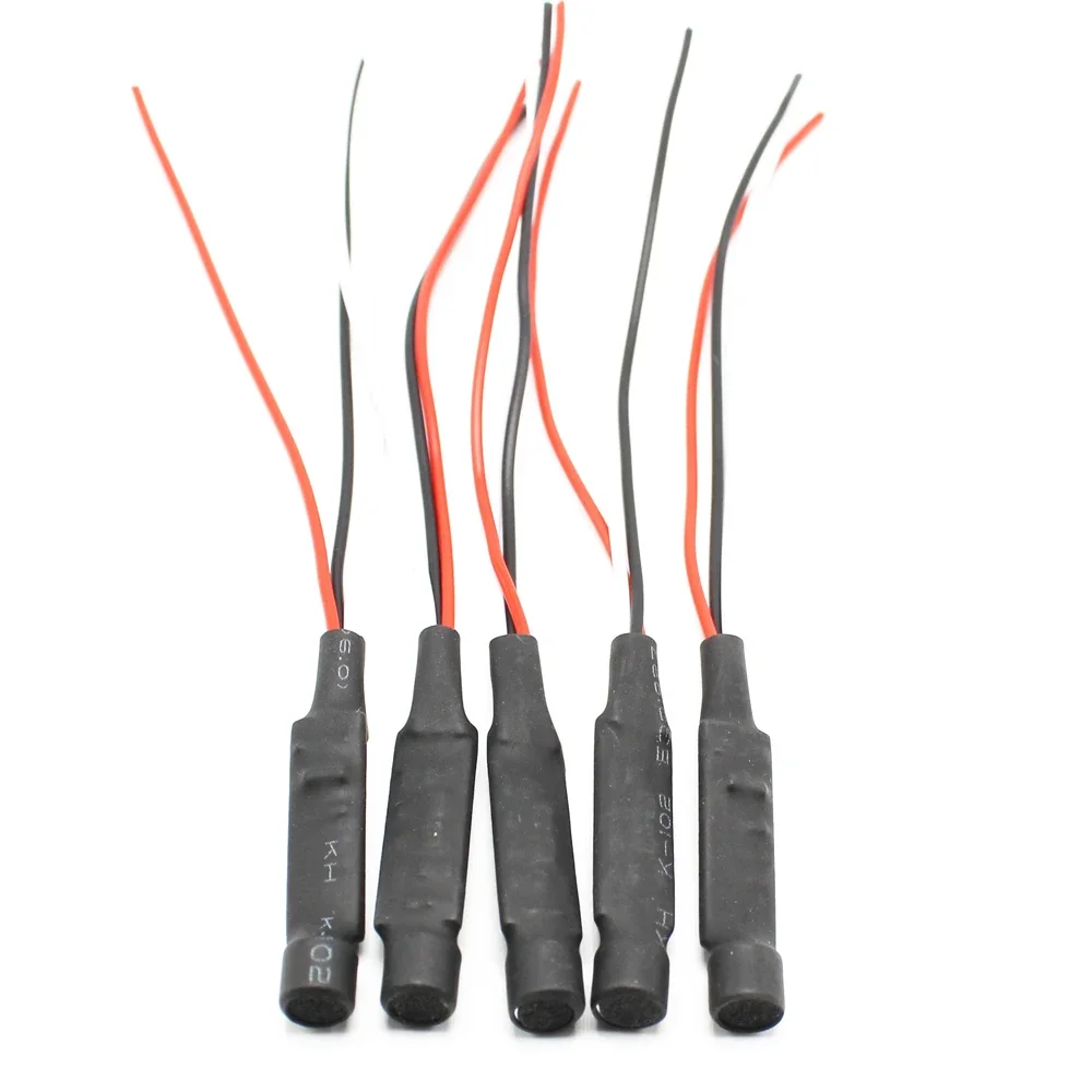 ESCAM กล้องวงจรปิด 6-12VDC มาก Sensitive ไมโครโฟนเสียงรถกระบะเสียงทางอากาศสัญญาณคอลเลกชันสำหรับ MINI FPV Mic กล้อง DVR