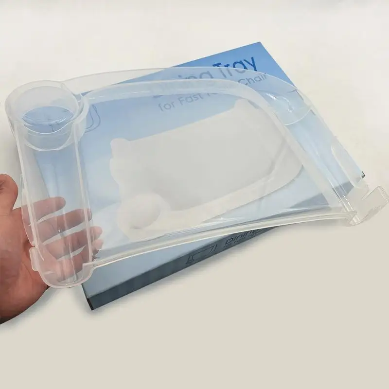 Cadeira de jantar com borda profunda Design para crianças, cadeira alta de crescimento, mesa de jantar, prato de jantar para bebês