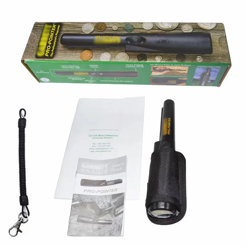 Professional Treasure Hunter Pointer Handheld Metal Detector Finder Pinpointer Probe Pinpointing Waterproof 360 Side Scan-YH