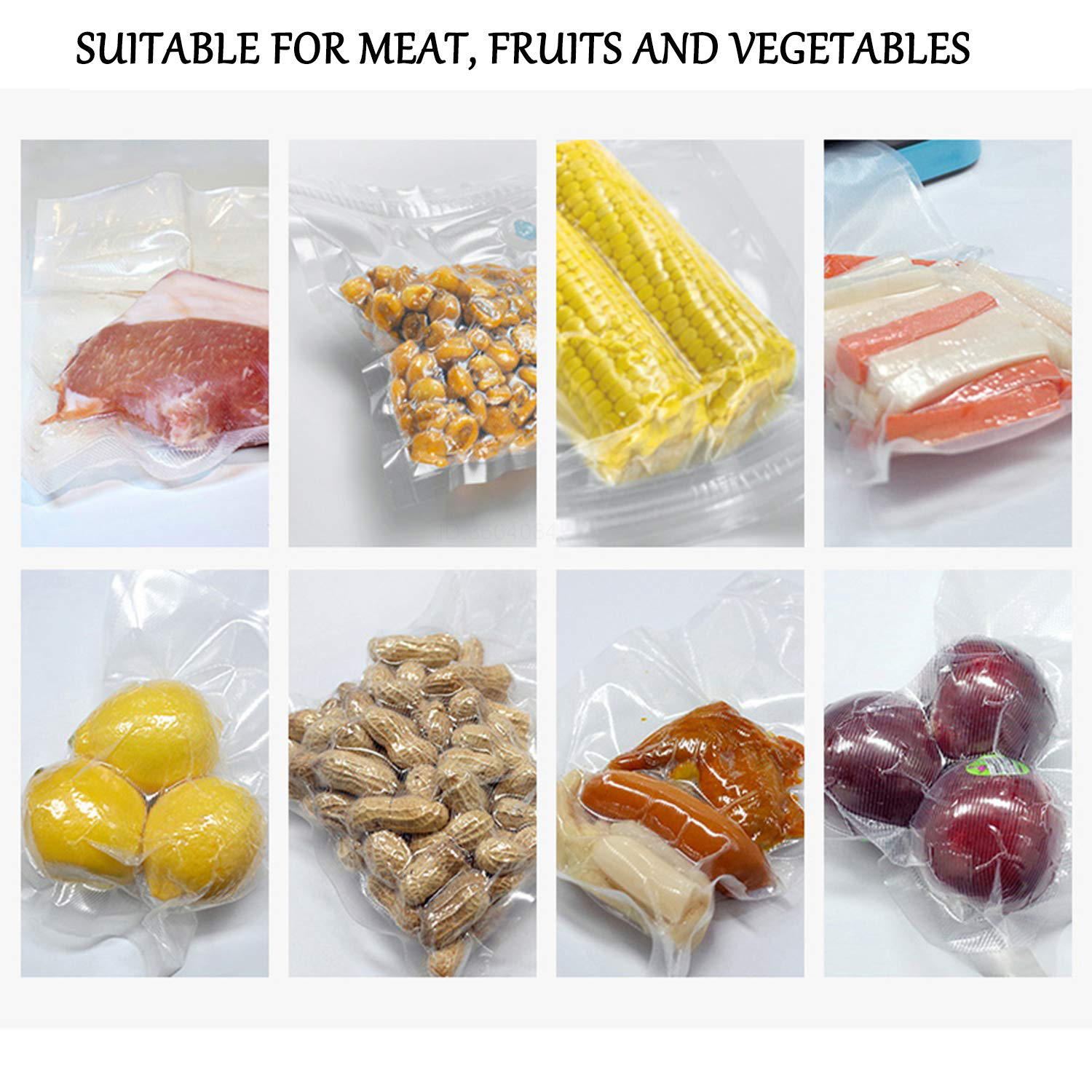 1 ม้วน 300 ซม.ถุงซีลสูญญากาศสําหรับอาหาร,ถุงประหยัดอาหารม้วน,ถุงบรรจุสูญญากาศในครัวเรือน,เครื่องซีลสูญญากาศ,ถุงเก็บสูญญากาศ