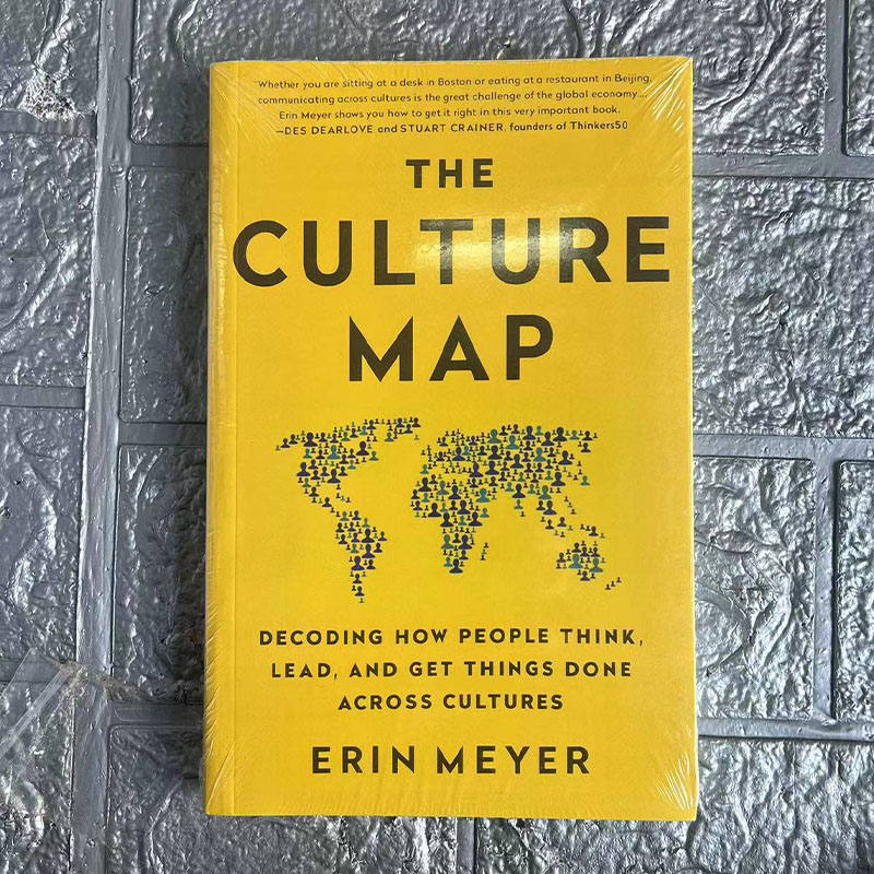 แผนที่วัฒนธรรมโดย Erin Meyer ถอดรหัสวิธีการคิดว่าผู้คนตะกั่วและทําสิ่งต่างๆ หนังสือปกอ่อนเป็นภาษาอังกฤษ