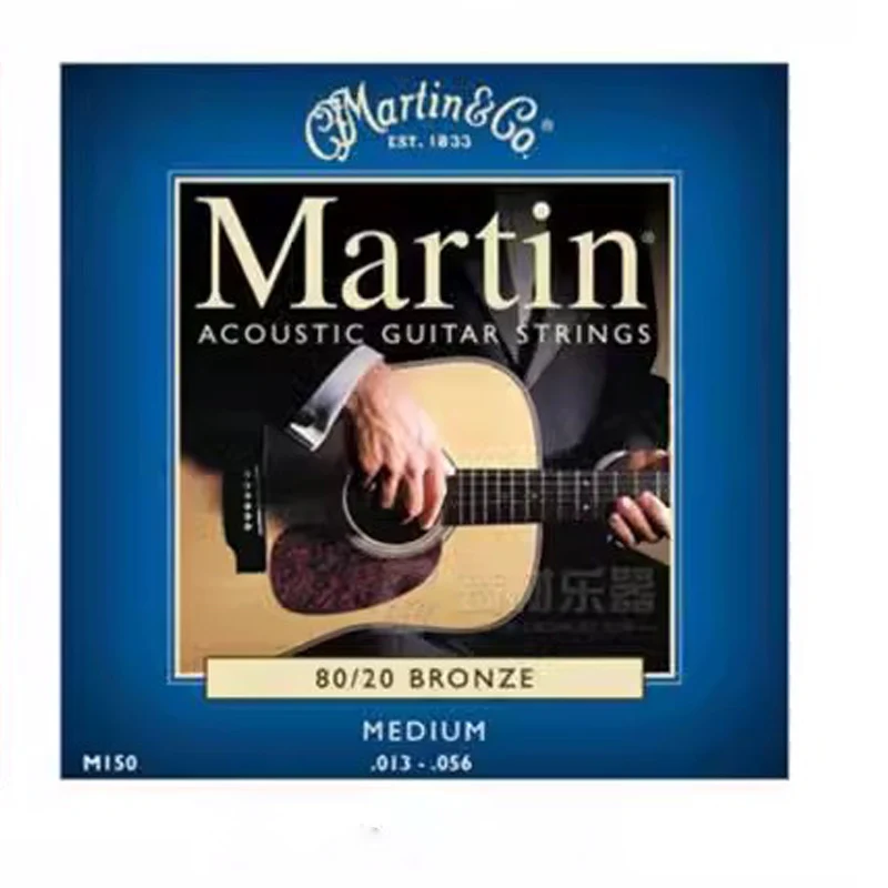 6 Sets Acoustic Guitar Strings 80/20 Phosphor Bronze Alloy Guitar Strings MSP7100 M140 Guitar Accessories