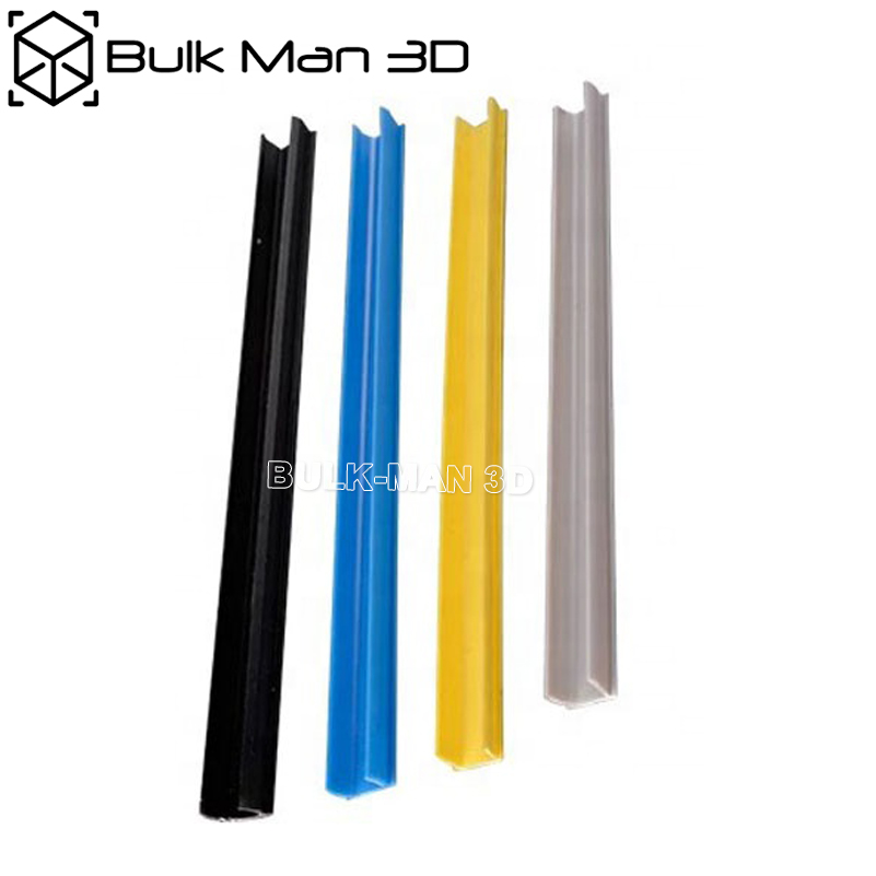 Couvercle de fente rigide de 8mm, 10 pièces/lot, support de panneau d'étanchéité plat de 1000mm de longueur pour profil en aluminium ue série 30/40