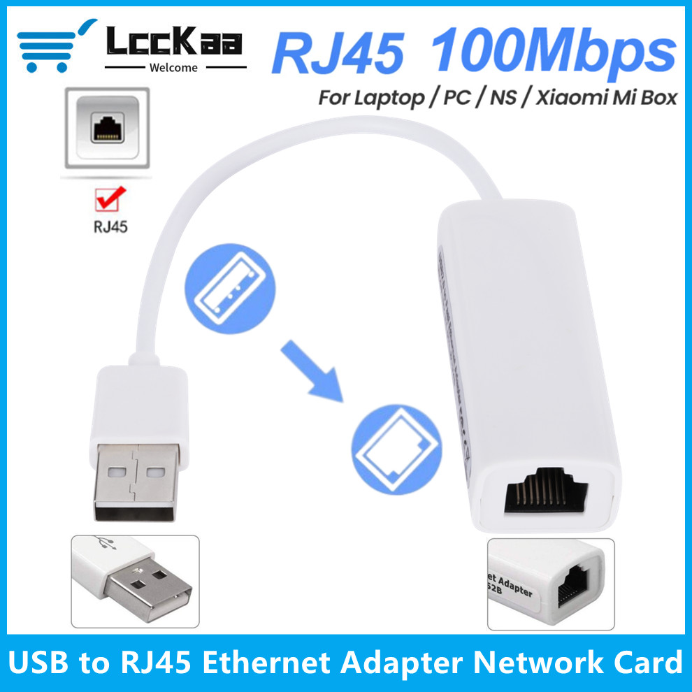 Сетевая карта USB 10/100 Мбит/с, адаптер USB 2.0 к Rj45 Lan Ethernet RTL8152B, сетевая карта для ПК, Macbook, ноутбука, Windows 7, 8, 10