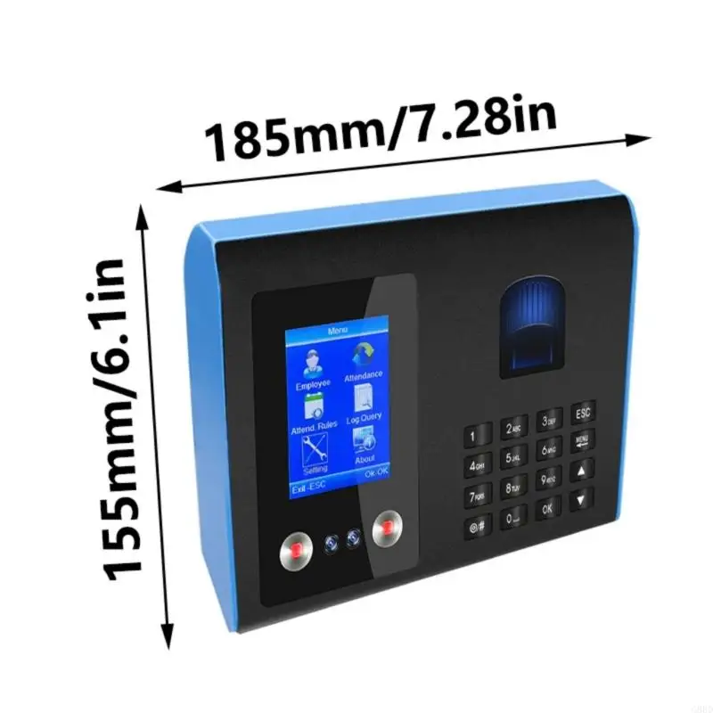 G88D Time Clock Decorder Face Biometric Passporm Password Password Matching Machine 2.8IN TFT Screen Быстрое распознавание