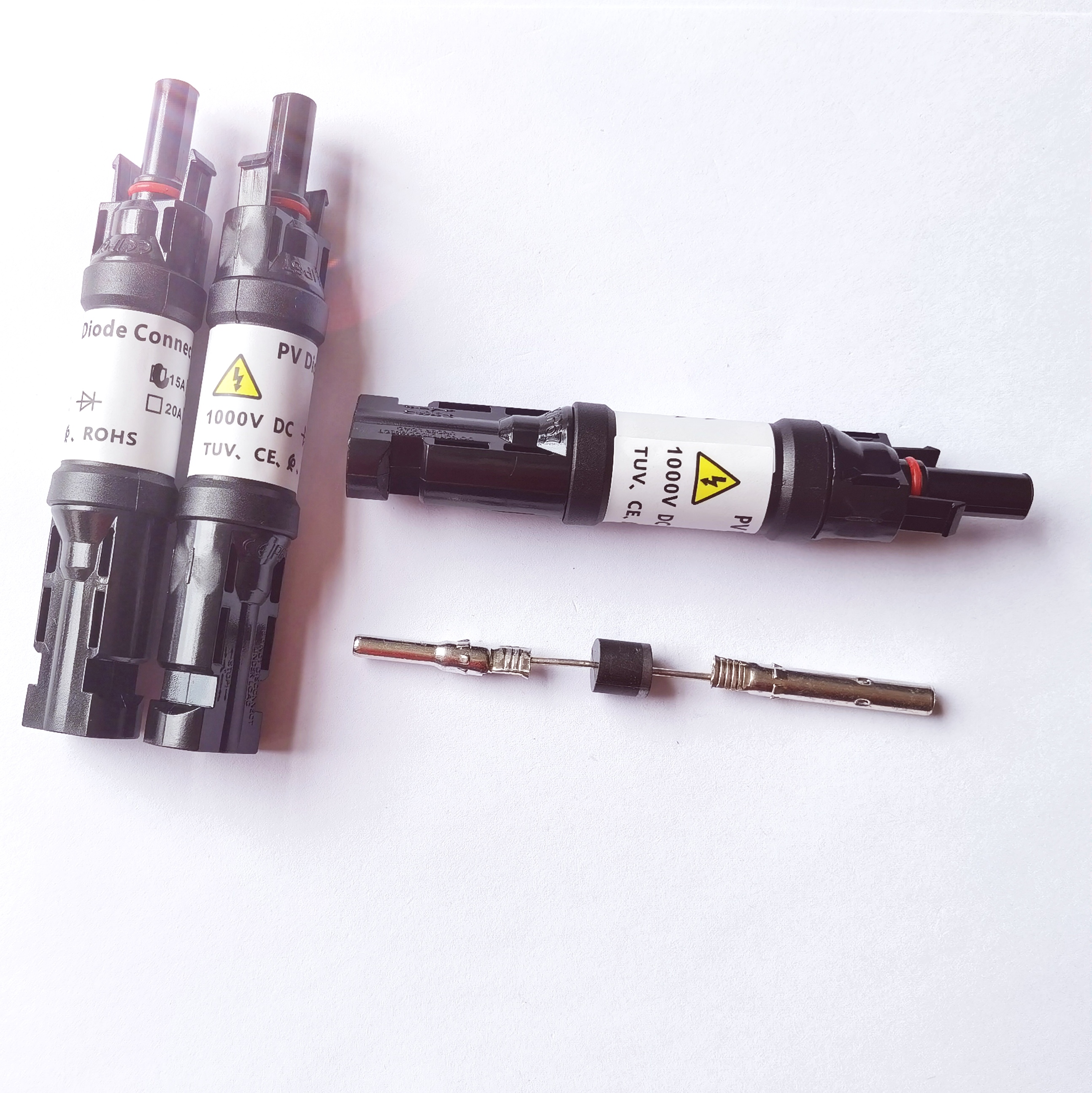 並列ソーラーダイオード、コネクタ、10a、15a、20a、30aのソーラーパネルを接続するための最高品質のダイオード接続ブロック