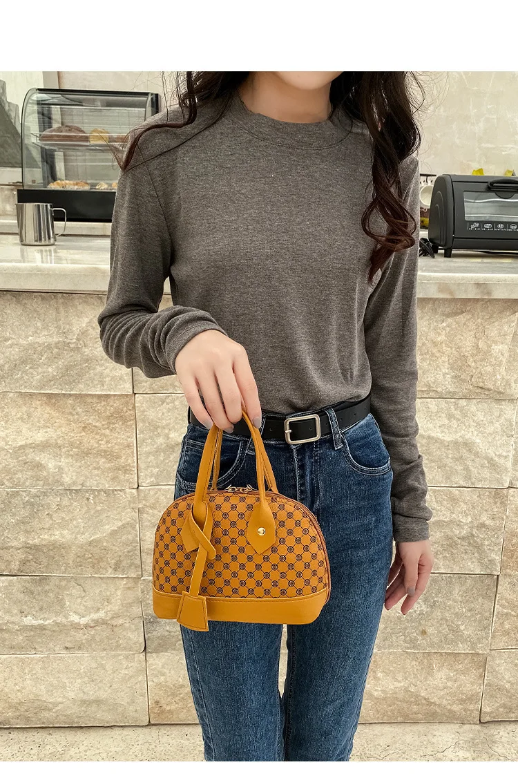 Flor material concha saco senhoras moda coreana bolsa de ombro único crossbody pequeno saco