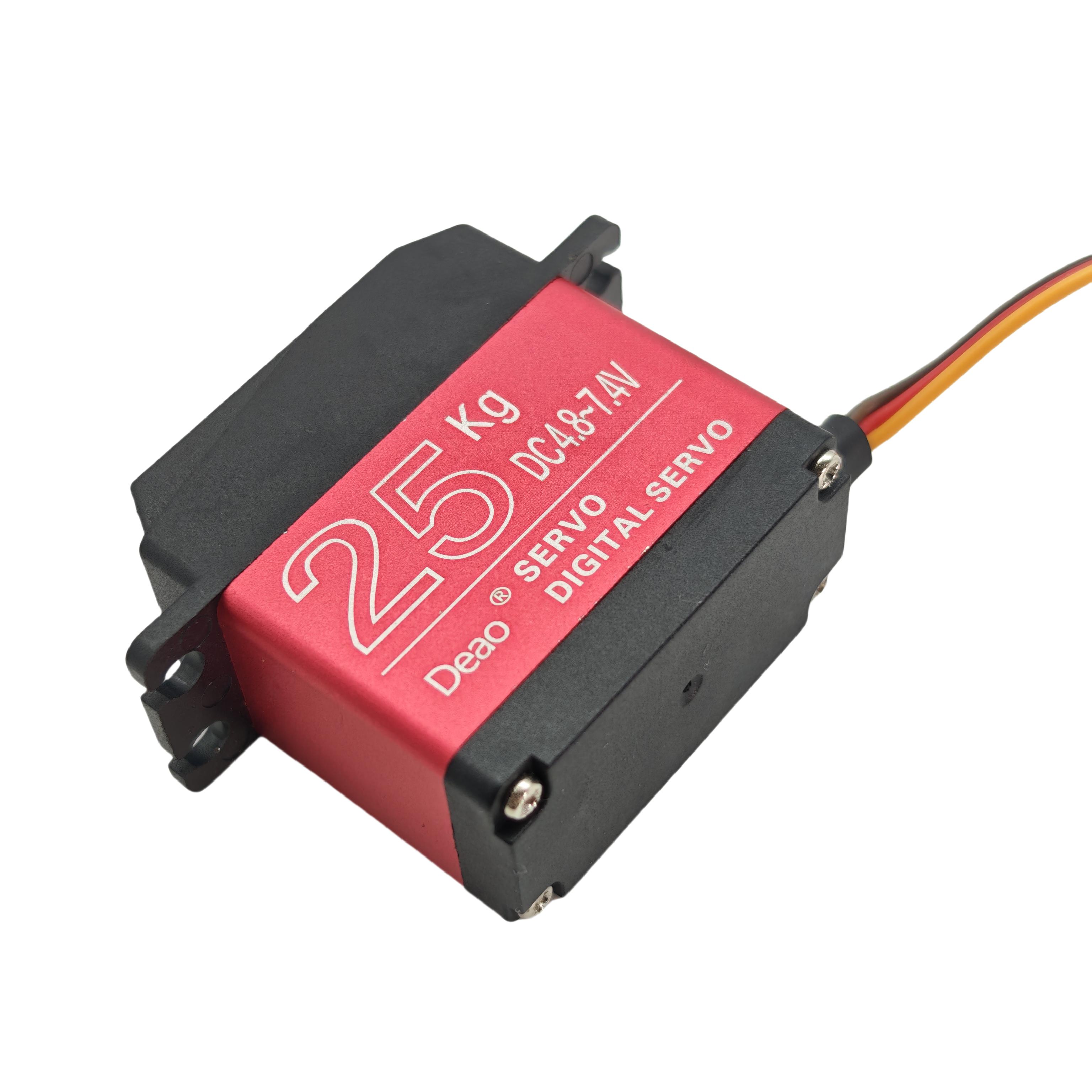 Waterdicht 20Kg 25Kg 30Kg 35Kg Servo 180 Graden 270 Graden Groot Koppel Digitale Servo Metalen Tandwielen 25T Servo Arm Voor Rc Auto Vrachtwagen