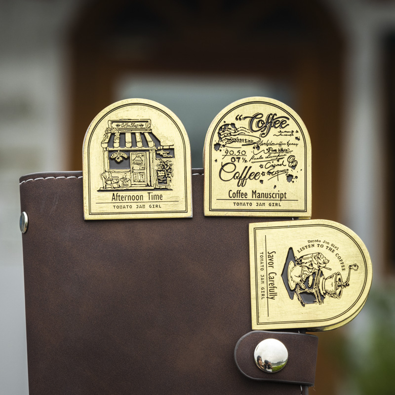 Yoofun-本とメモ、ノートの装飾、レトロなクランプ、文房具、バインダー、金属クリップ、友達のギフトのためのヴィンテージ真鍮クリップ