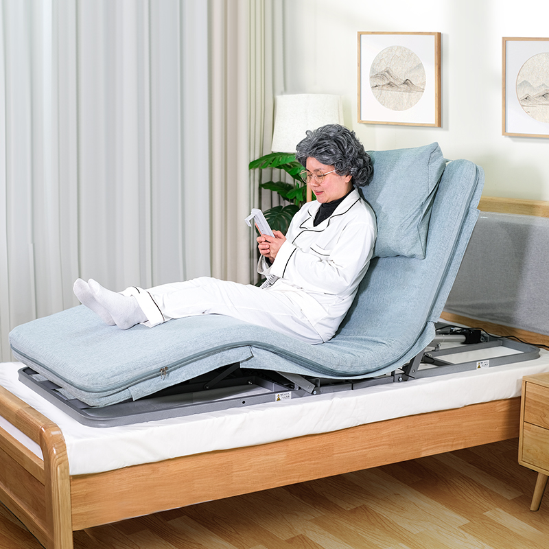 Tragbare Klappfunktionen, verbessertes elektrisches Homecare-Pflegebett mit Matratze