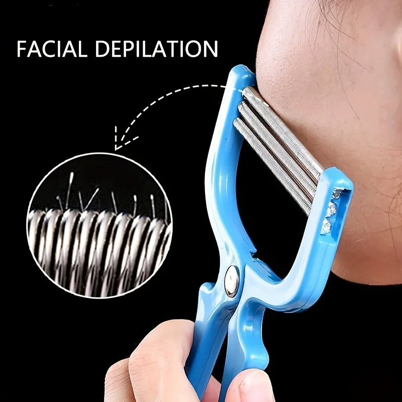 1 stuks gezichtshaarverwijderaar handmatige verwijdering epilator schoonheid scheren threading tool voor vrouwen