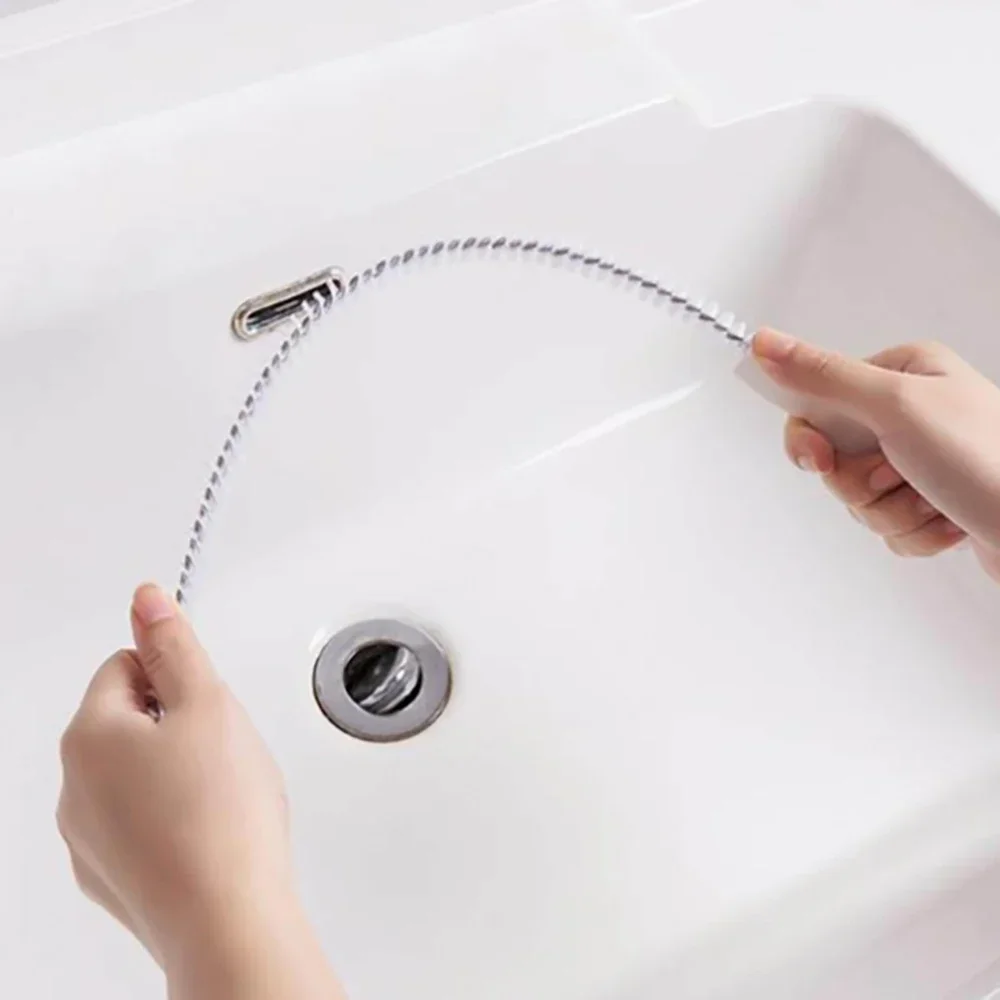 1 PC อ่างล้างจานแปรงทําความสะอาดท่อระบายน้ํา,ท่อระบายน้ํา Clog Remover, Bendable SINK Overflow ท่อระบายน้ําแปรงท่อระบายน้ําสําหรับห้องน้ําห้องครัว