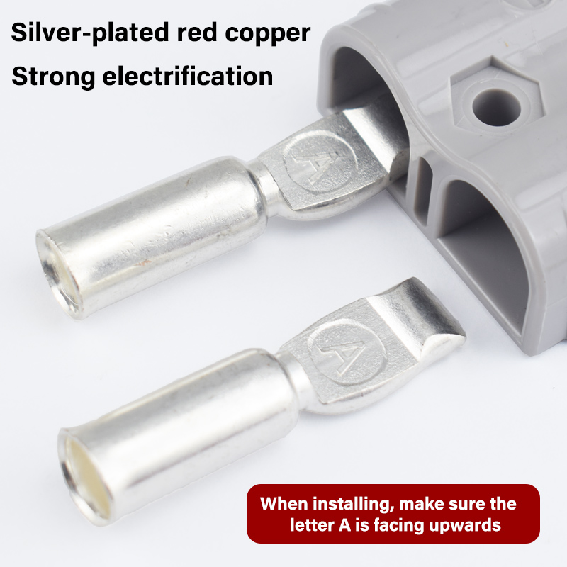 2/4/6/PCS For Anderson Connector Plug Car Battery Quick Connect Disconnect Power 50A 120A 175A 350A 600V Plug With dust cover