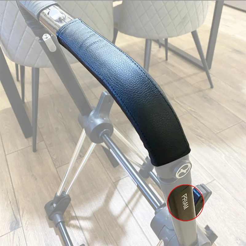 Кожаный чехол для коляски Buggy Mom Push Bar для Cybex Priam 2/3/4 Mios 2/3, защитный чехол с ручкой для мамы с поручнями и молнией