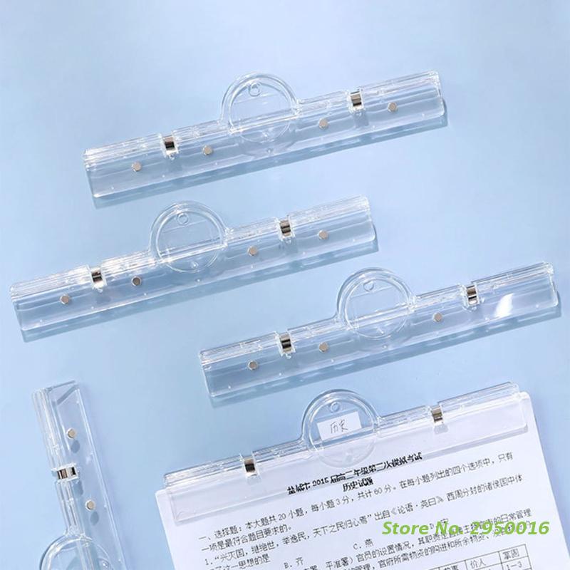 Transparent Magnetische Clips Heavy Duty Alle-Zweck Clamp Papier Blätter Organizer Hangable Schule Zu Hause Büro Stationäre