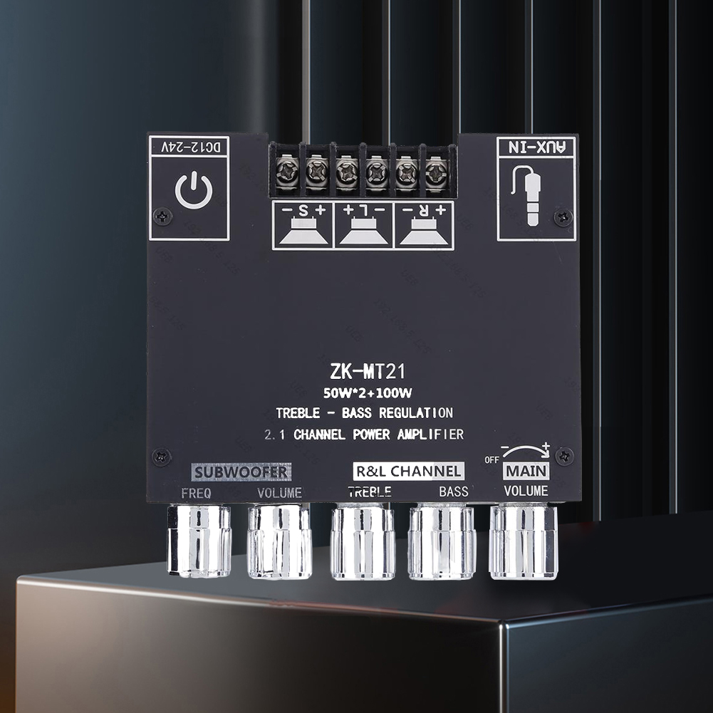 ZK-MT21 Subwoofer Digitale eindversterkerkaart 2.1 Kanaals stereoversterkermodule