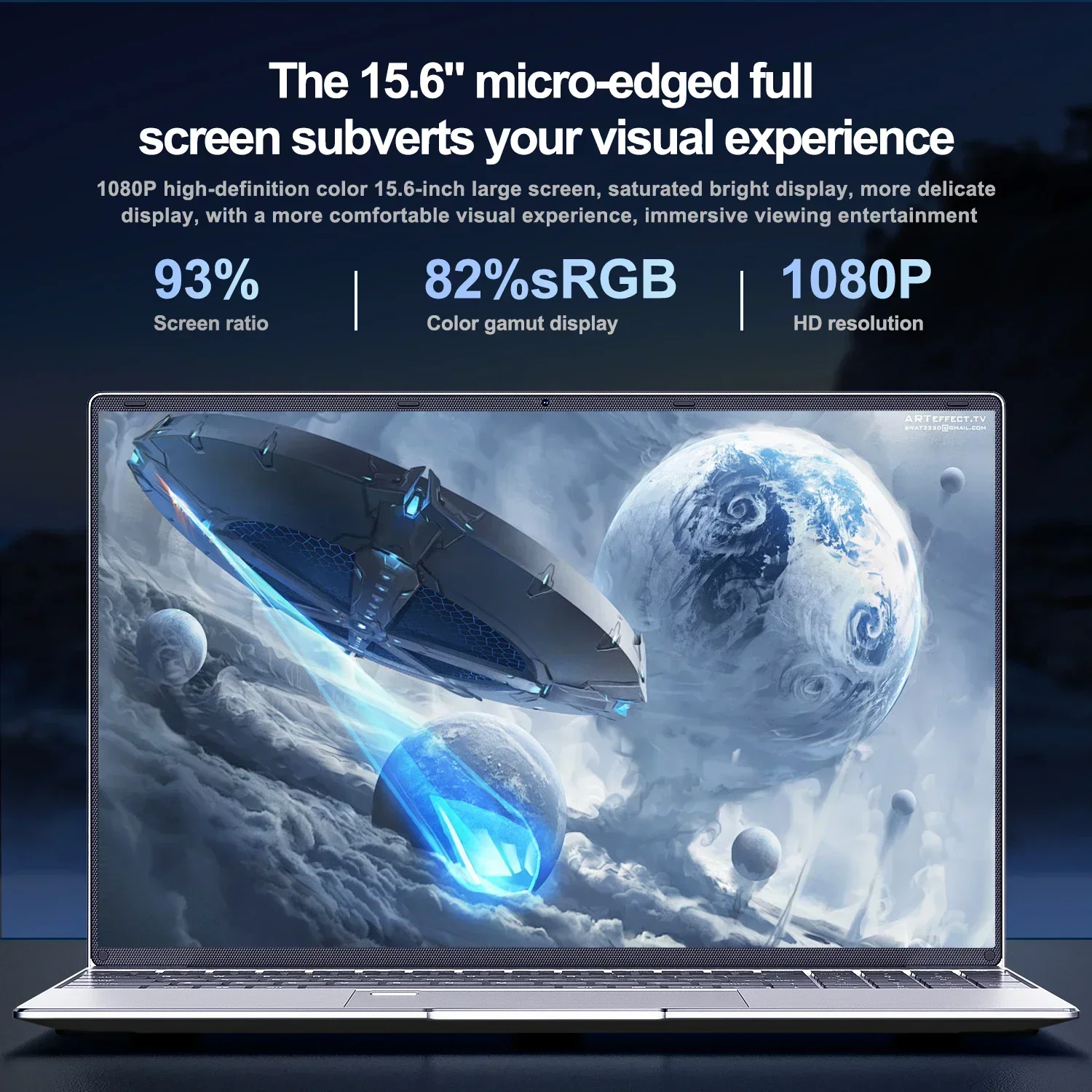 Laptop Intel Celeron N5095 Office, Study PC Computer, Notebook Gamer, Windows 11, Resolução 1920x1080, 32GB de RAM, 2TB SSD, 15,6"