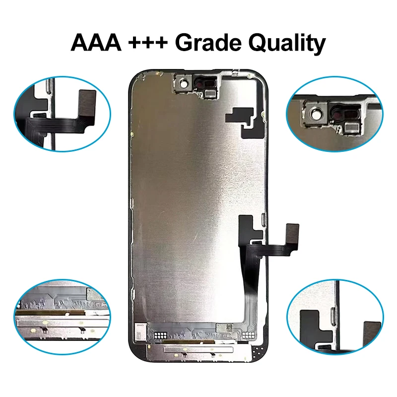 CALIENTO AAA + OLED para iPhone X XR XS pantalla 3D Digitalizador de pantalla táctil para 11 Pro 12 Mini 13 Pro Max 14 Plus pieza de repuesto LCD