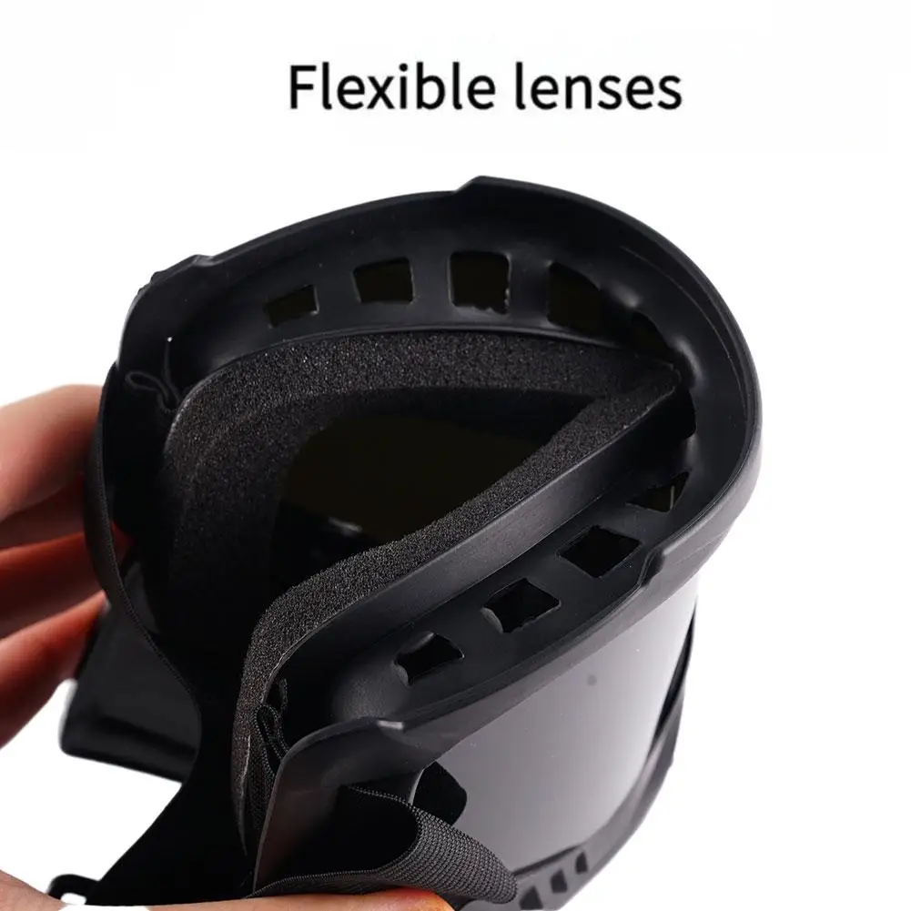 Goggles Full Face Hd Transparent Fog-proof Sand-proof Electric Welding Protective Glasses Versatile Breath-proof Windproof Mask