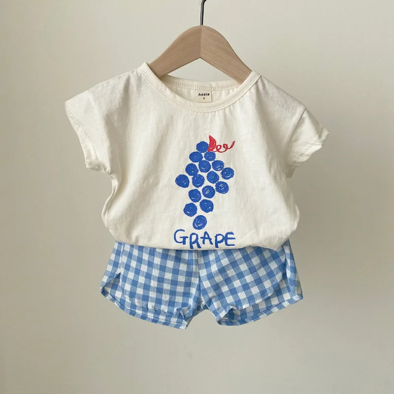 Conjuntos de pijamas para bebé, pijamas de algodón para niño, pijamas de verano sin mangas para bebé, ropa de casa de dibujos animados para niño