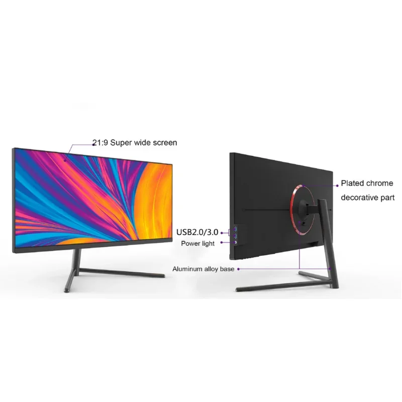 30 inch wide screen Monoblock i3 i5 i7 Desktop Computer 4GB/8GB/16GB/32GB RAM All in One PC