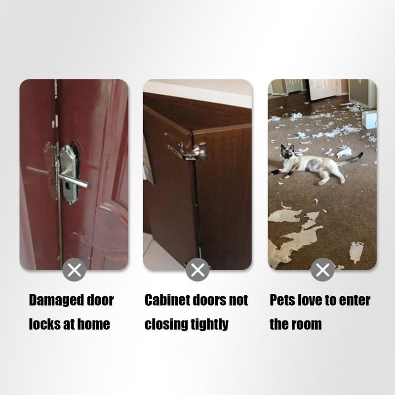 Loquet de porte en acier inoxydable, résistant à la rouille, longue durée, pour la maison