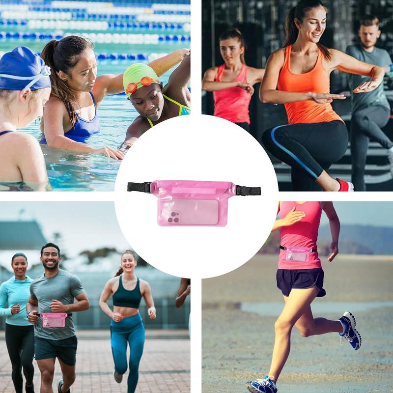 Saco de natação impermeável com alça de cintura, esqui, deriva, mergulho, ombro, telefone, Fanny Pack, cinto móvel, rafting