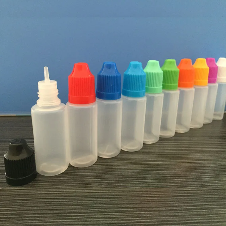 Bộ 5 3Ml 5Ml 10Ml 15Ml 20Ml 30Ml 50Ml 100Ml 120Ml LDPE Nhựa Bóp Nhỏ Giọt Bình Có Thể Tháo Rời Nắp Chất Lỏng Làm Đầy Bình Chứa