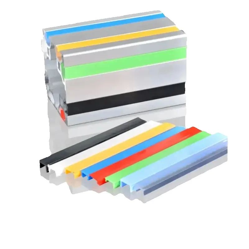 10 pçs/lote tampa de slot rígido 1000mm comprimento 6mm/8mm/10mm de largura suporte de painel de vedação plana para 20/30/40/45 série slot perfil de alumínio