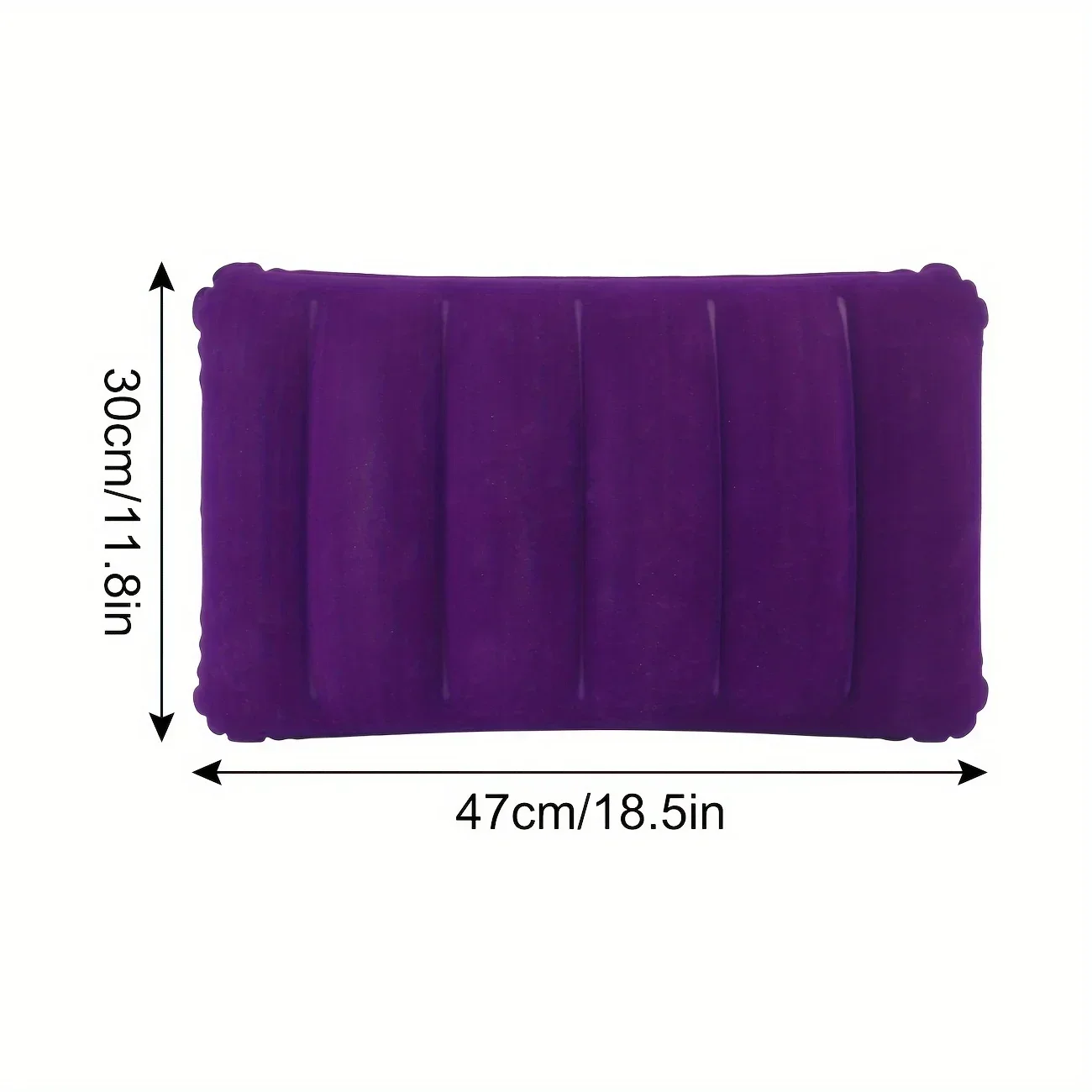 Cuscino quadrato gonfiabile 1PC per campeggio all'aperto Viaggi d'affari Cuscino comodo portatile Cuscino per il collo
