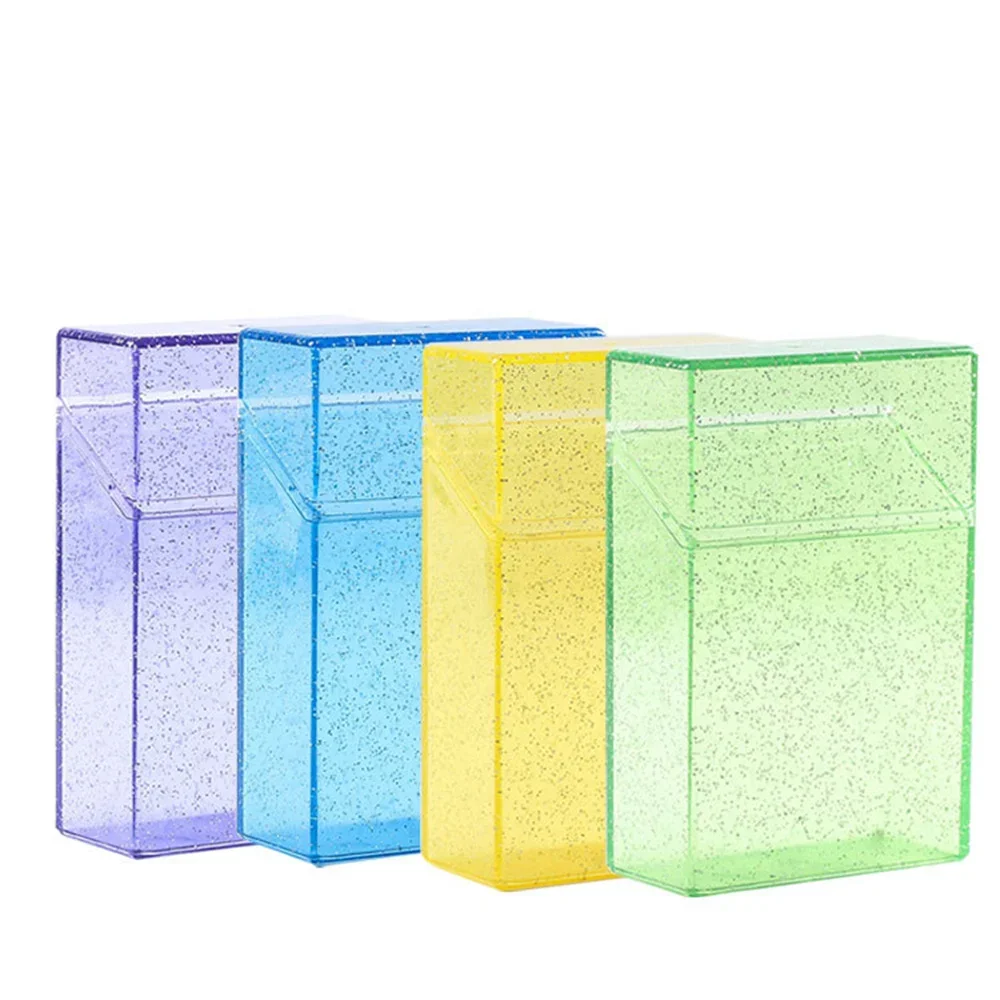 Ins Transparent Storage Box Blingbling Photo Card Holder Box Case Container Idol Kpop Albumes Photo Storage Box Stationery
