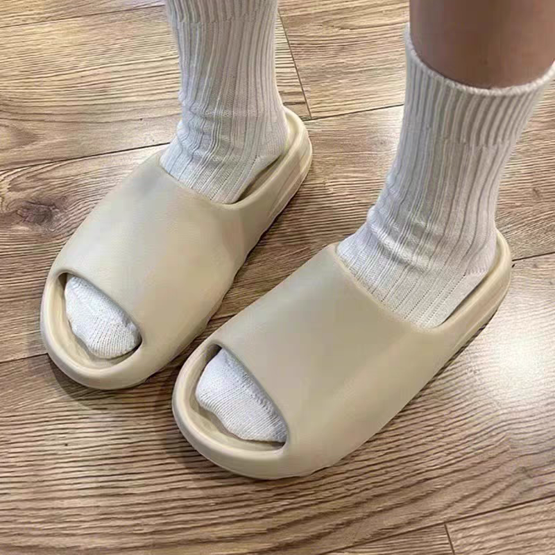 Zapatos de casa Unisex, sandalias deslizantes de plataforma suaves y gruesas antideslizantes para mujeres y hombres, zapatillas de baño para ducha interior y exterior para adultos