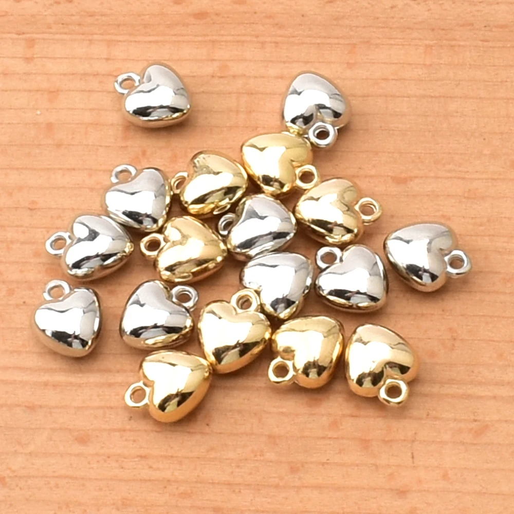 20 unids/lote CCB colgante de amor material de accesorios DIY para fabricación de joyas