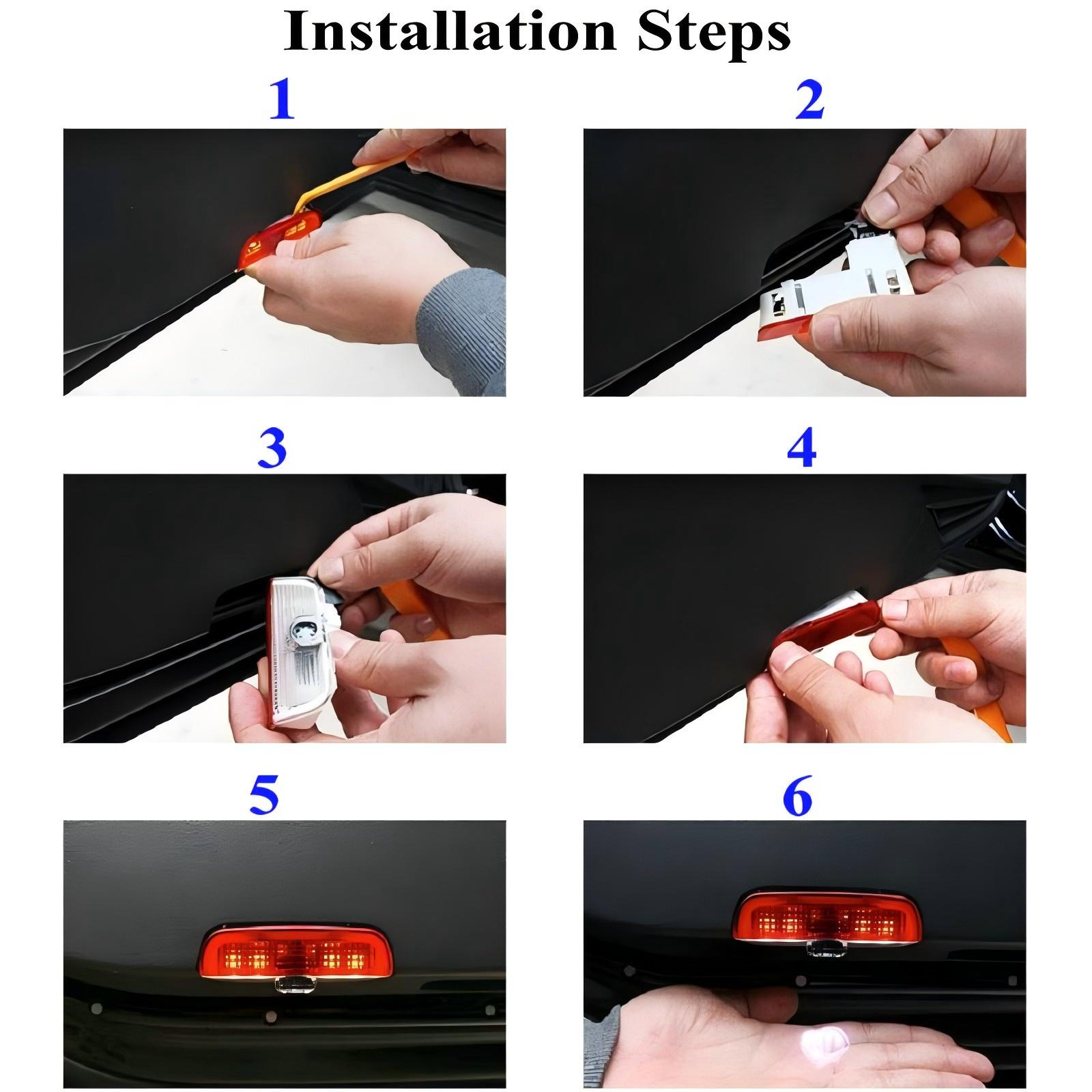 2 uds para VW Volkswagen Magotan Passat CC B6 B7 B8 B9 2015 2019 2020 2016 2018 LED logotipo de puerta de coche accesorios de lámpara de proyector de luz