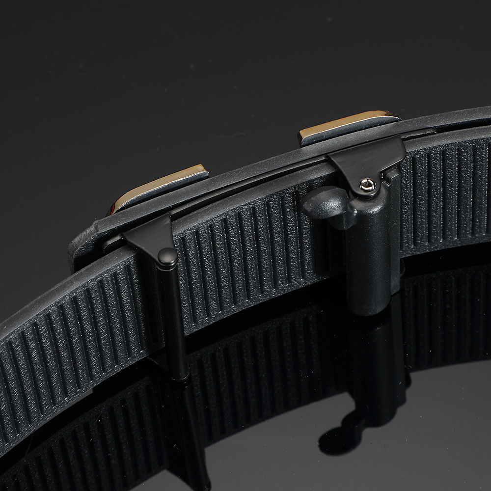Nuevo cinturón para hombre, cinturón juvenil informal de negocios de cuero con hebilla automática sin dientes de aleación versátil a la moda para hombre