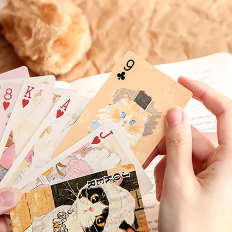 Mr Paper 55 fogli/scatola Adorabile serie Party Carte da gioco Carte divertenti per le persone Giochi di carte Intrattenimento fai-da-te