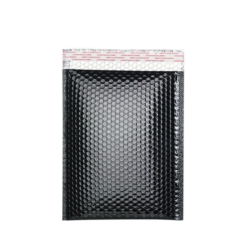 小さなビジネス用品のバブルメールボックス、パッケージ封筒バッグ、ローズゴールドとシルバー、ラージ、25x30cm、18x23cm、50個