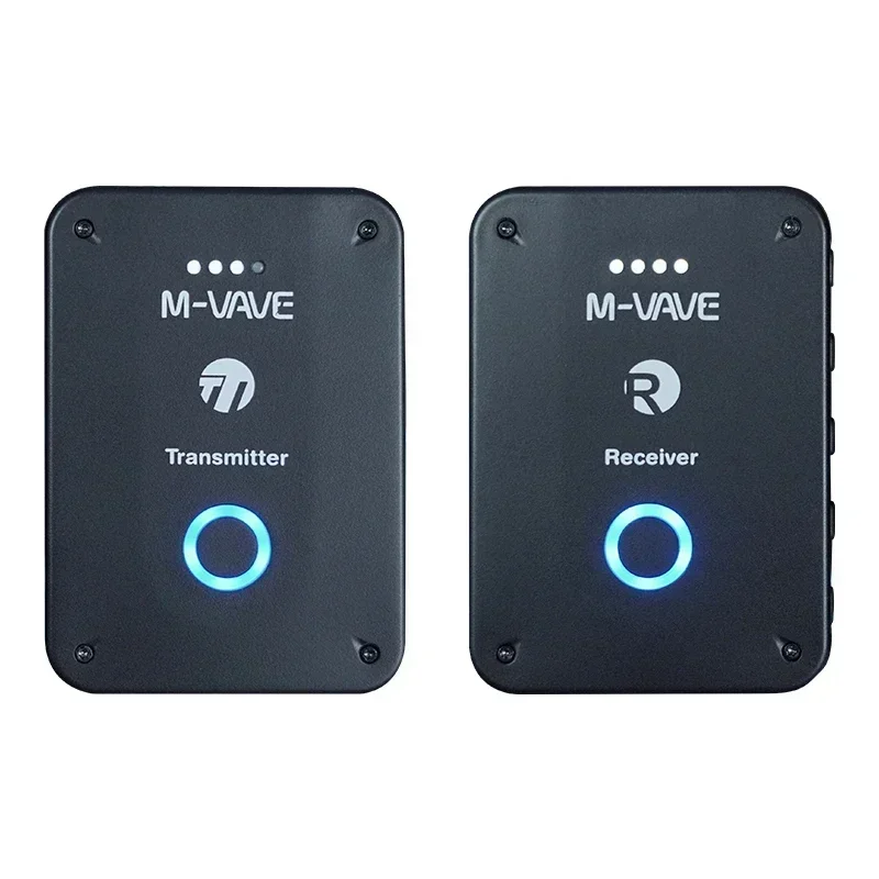 M-VAWE WP-9 Wireless Earphone Monitor 2.4G Rechargeable Transmitter Receiver with Volume Support Stereo Mono Mute Function