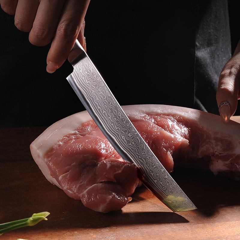 Cuchillo de Chef japonés de acero damasco de 67 capas, cuchillo de cocina, cuchillo para cortar pescado, Sushi, cuchillo para filetear, herramientas de corte de cocina