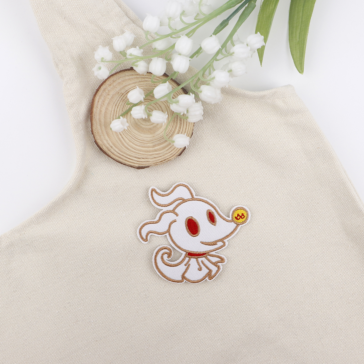 Der Alptraum vor Weihnachten DIY besticktes Eisen auf Patch Abzeichen Patchwork Näh applikation Jacke Rucksack Abzeichen